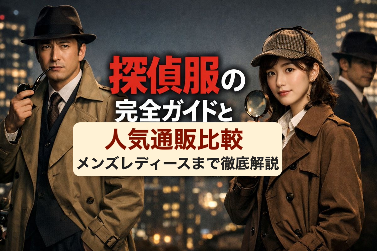 探偵服の完全ガイドと人気通販比較・メンズレディースまで徹底解説