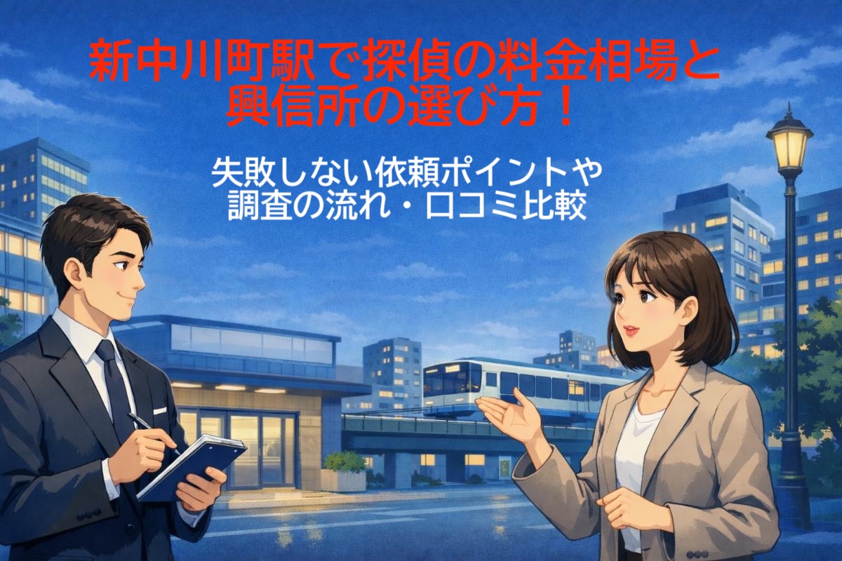 新中川町駅で探偵の料金相場と興信所の選び方｜失敗しない依頼ポイントや調査の流れ・口コミ比較