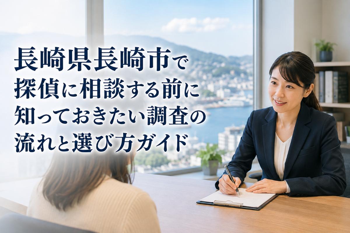 長崎県長崎市で探偵に相談する前に知っておきたい調査の流れと選び方ガイド