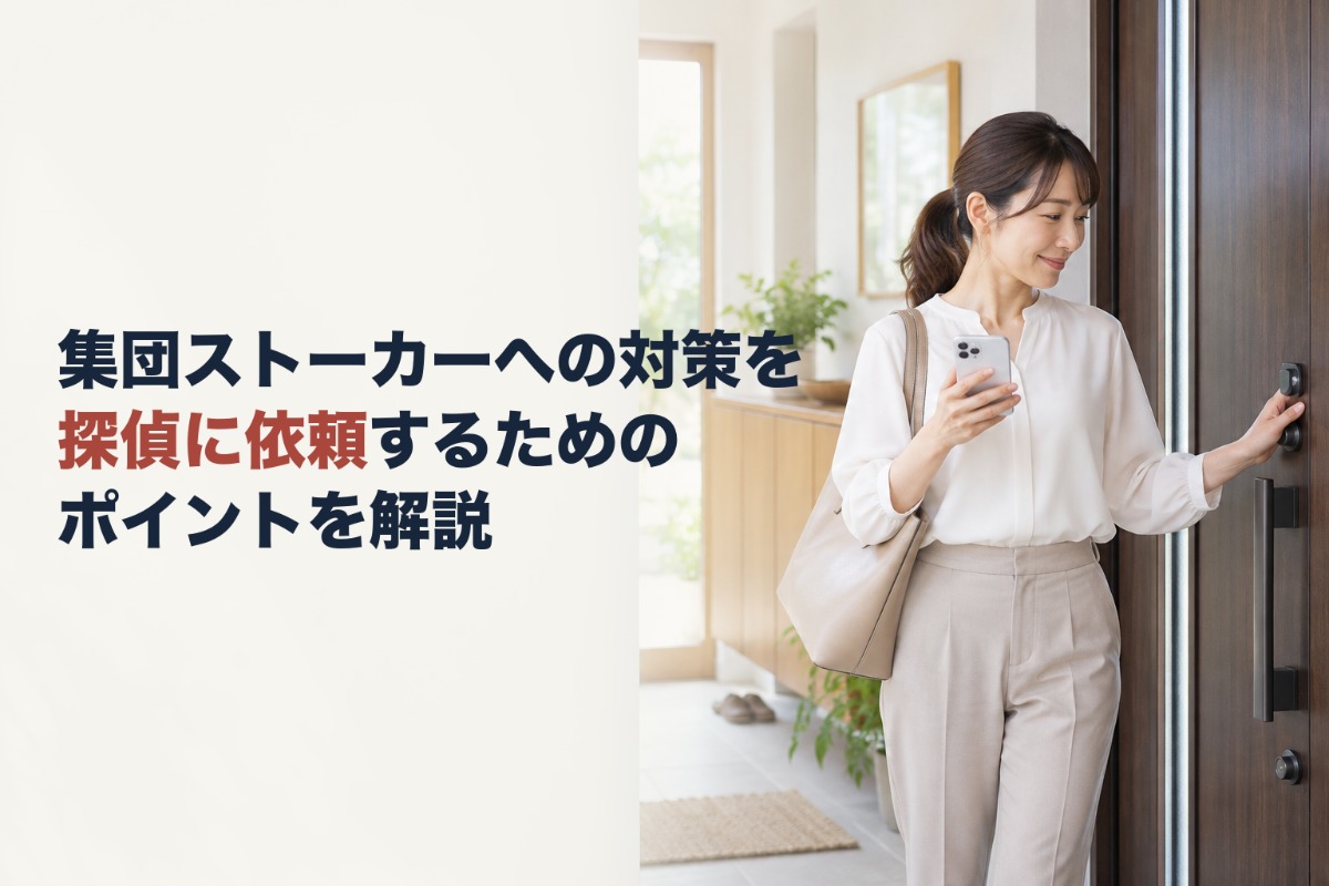 集団ストーカーへの対策を探偵に依頼するためのポイントを解説